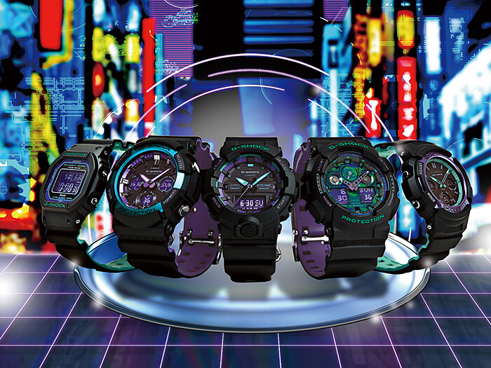 G-Shock 90s Color Purple Series