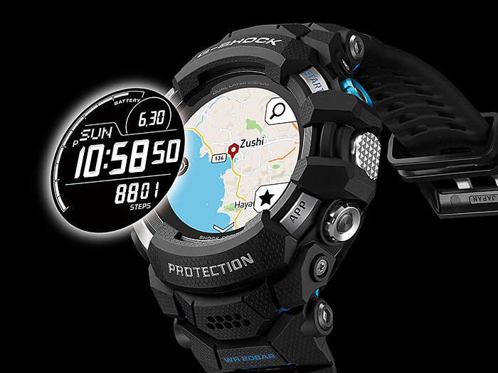 G-Shock GSW-H1000 Dual-Layer Display