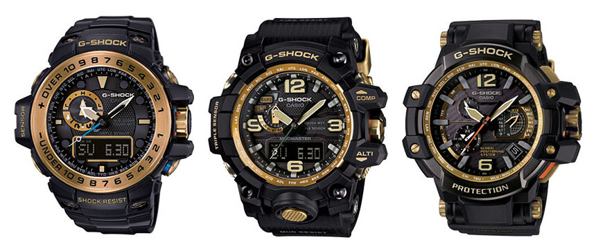 GWN-1000GB-1A GWG-1000GB-1A GPW-1000GB-1A Black and Gold Master of G